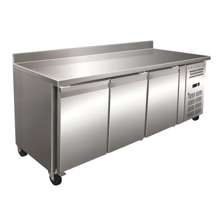 MESA REFRIGERADA GN1/1 3 PUERTAS CON RUEDAS PEKIN